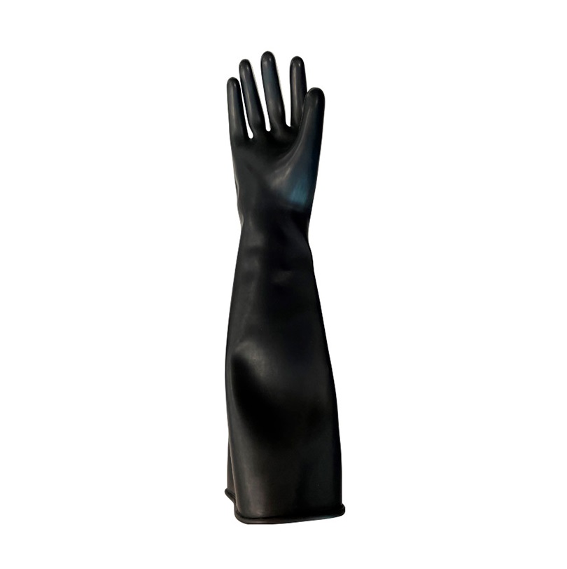 PAR LUVAS LATEX PRETO 60CMS REF.5611/60-10 JUBA