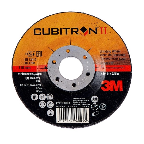 71-0007-4407 DISCOS DESBASTE CUBITRON 180X7 94000-Q 3M